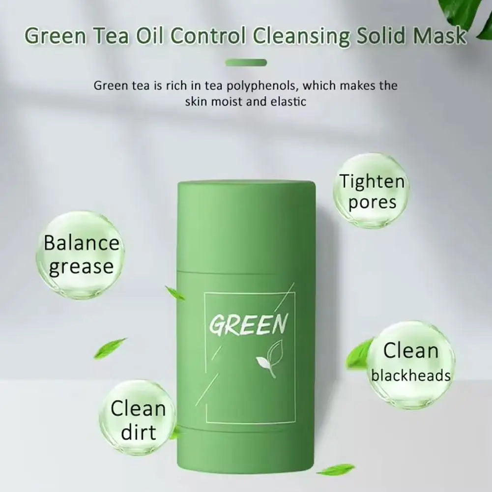Eelhoe Green Tea Clay Stick Mask - Deep Cleansing Pore Treatment 40g