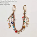 2025 New Model Personality Bohemia Evil Demon Eye Braided Rope Golden Bag Chain Fashion Women\'s Chain Shoulder Bag Accessories