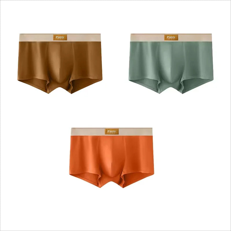 4 Pack Cotton Boxers For Men Breathable Comfort Sports Underwear Large Size L XL Pack