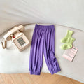 Sports Style Trousers Children Anti-Mosquito Long Pants For Summer Kids Modal Jogger Pants Girls