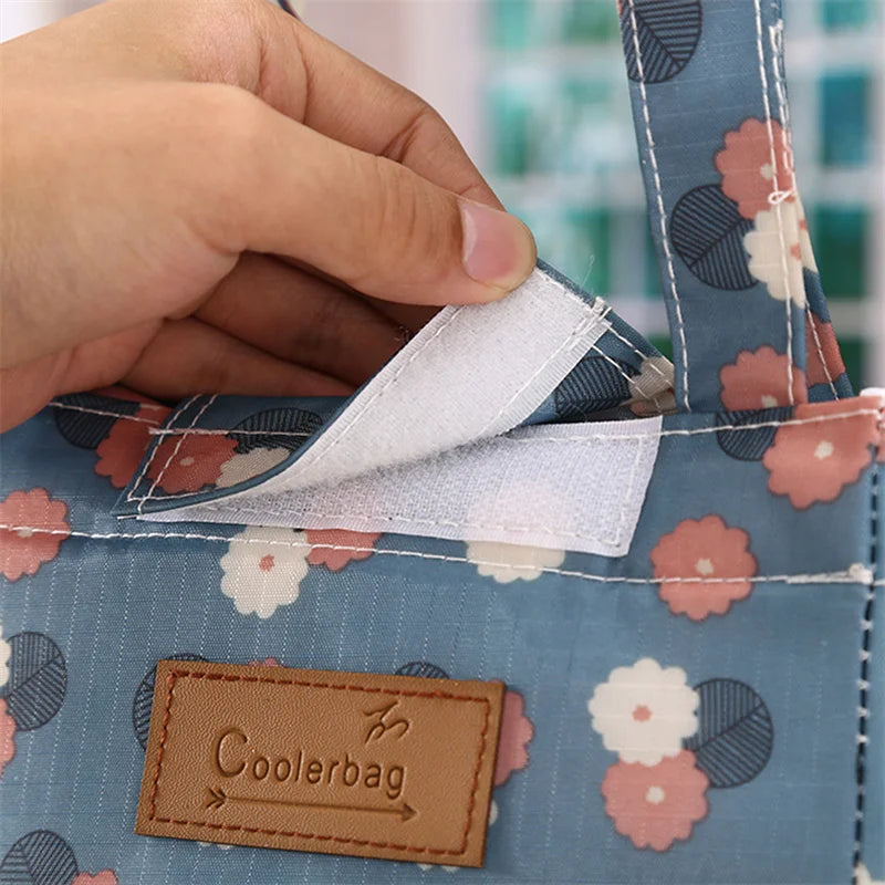 Lunch Bag Portable Food Refrigerated Bag Heat Preservation Lunch Box Lunch Bags Insulation Cover To Women Casual Handbag 2024