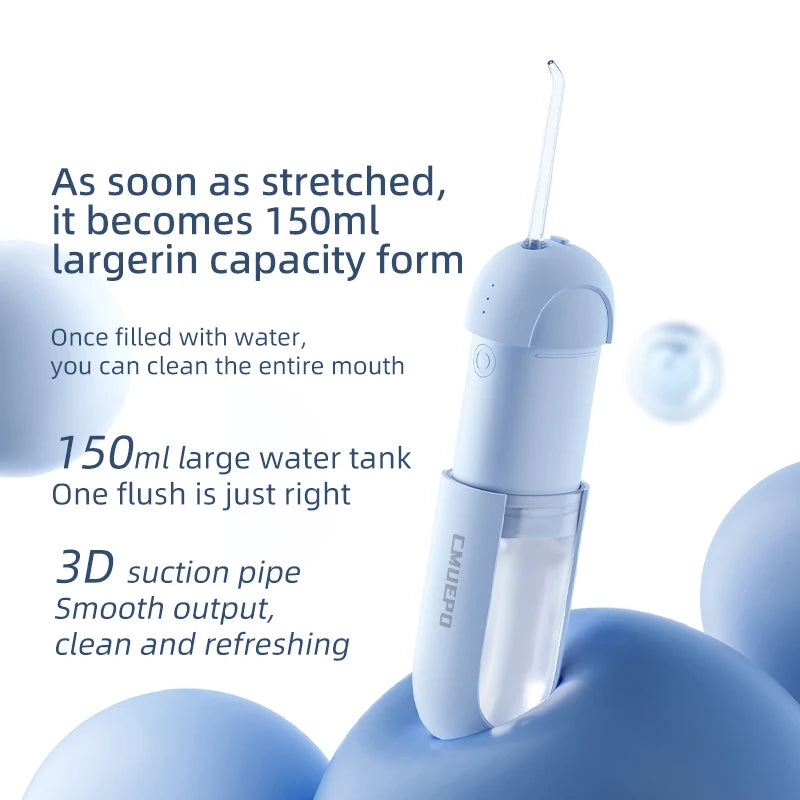 Cepillo de dientes eléctrico portátil con irrigador dental para limpiar los dientes, irrigador bucal doméstico para limpiar los dientes