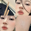 1PC Matte Pink Lying Silkworm Pen Natural Brightening Glitter Eye Shadow Pencil Smooth Quick Drying Eyes Beauty Makeup Cosmetics