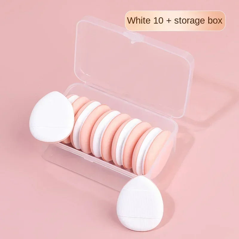 Mini Finger Puff Sponges 10Pcs Set For Flawless Foundation And Concealer Application For Beginners