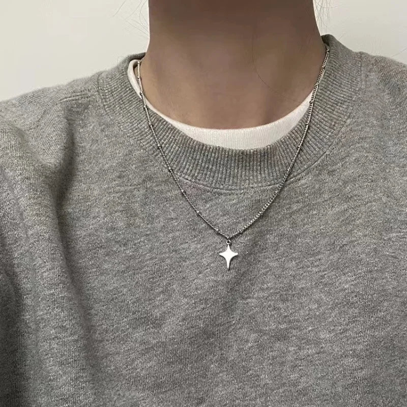 Trendy Vintage Necklace Women'S Men'S Fashion Necklace Hollow Choker Pendant Neck Jewelry Accessories Chain