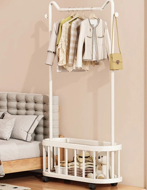 Household Clothes Hanger Floor-standing Bedroom Simple Clothes Hanger Clothes Rack Popular Coat Rack Clothes Hanger Storage
