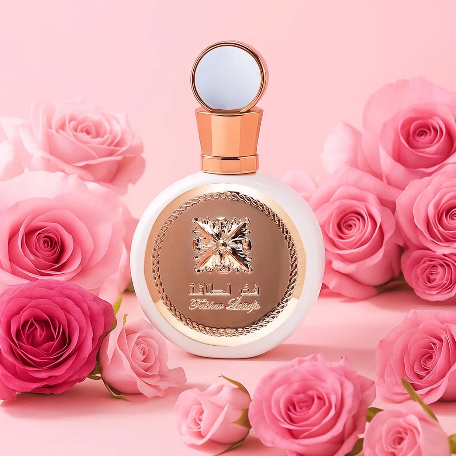 Fakhar - Floral, Sweet, Creamy, Powdery, Fruity - Eau De Parfum Long-Lasting Fragrance for Women, 3.4 Oz / 100 ml