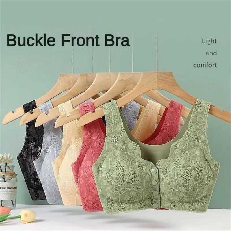 Women's Plus Size Wire-Free Soft Bra – Breathable Thin Cup Vest Undershirt for Everyday Comfort
