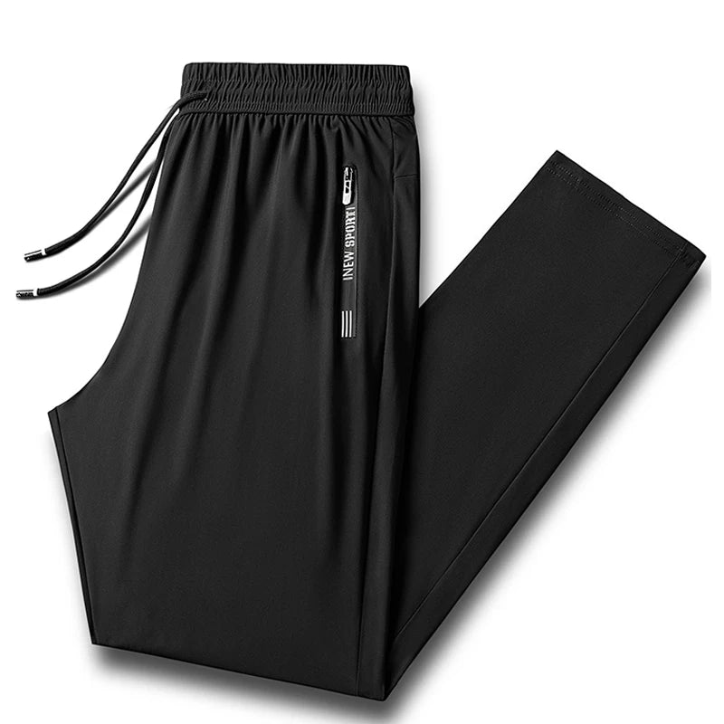 Breathable Men's Pants Sweatpants Quick Dry Pants Men Spring Summer Sports Trousers Elastic Waist Joggers Running Tracksuit XXXL