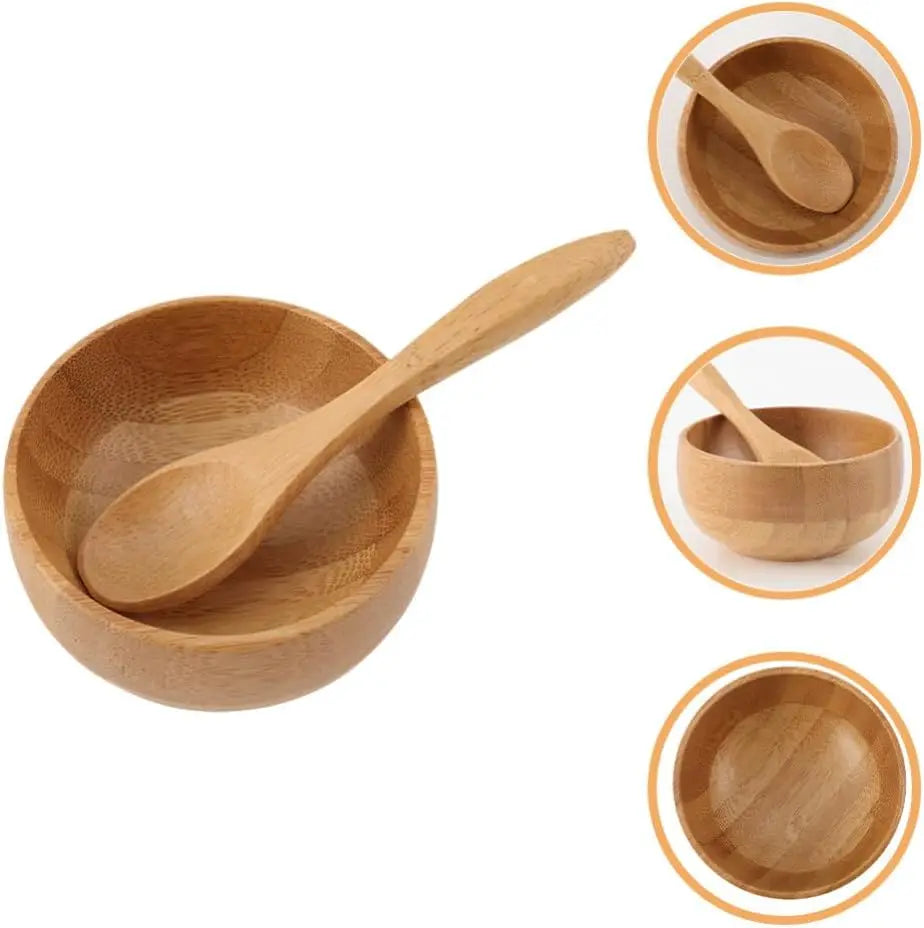 2pcs Mini Mask Mixing Bowl Set, DIY Mask Mixing Spoon Skin Care Tool, Mixing Spatula Tool to Use with Mask Bowl