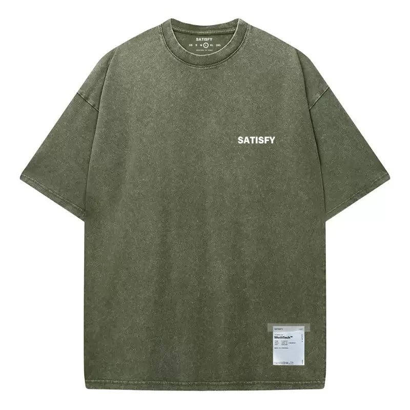 Satisfy MothTech Muscle T-Shirt - Men's Distressed Cotton Blend