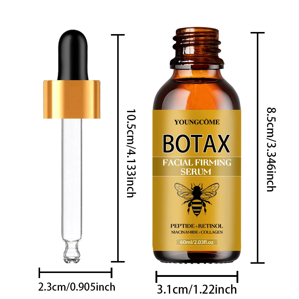 Bee Venom Facial Serum Face Essence Wrinkle Reduction Skin Tightening Natural Collagen Booster Hyaluronic Acid Essence 40/60ml