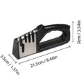 Afilador de Cuchillos de Cocina de 4 Segmentos Multifuncional Portátil con Base Antideslizante Afilador de Cuchillos para Gadgets y Accesorios de Cocina Domésticos