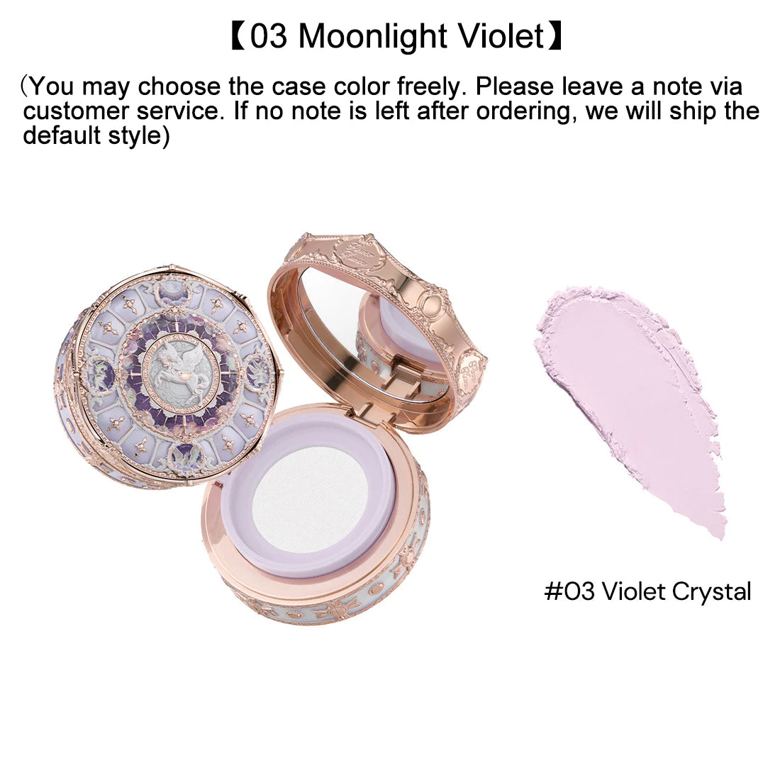Flower Knows Knight Unicorn Makeup Set - Eyeshadow, Blush, Lipstick