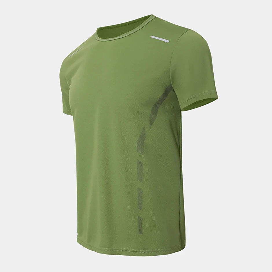 6/4 Pcs Men's Summer Multicolor Quick-drying Sports Short-sleeved Youth Running Fitness Basketball Football Breathable T-shirt