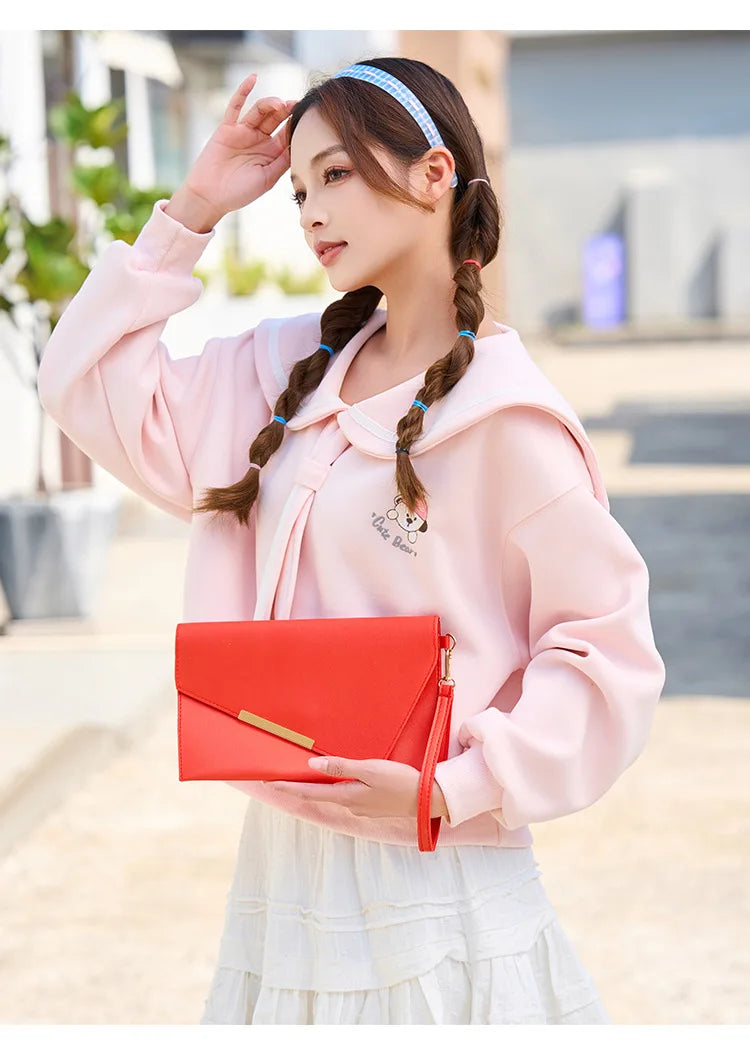 Fashion High-end Women Envelope Bag Luxury Clutch Purse Early Spring New Style All-match Small Bag