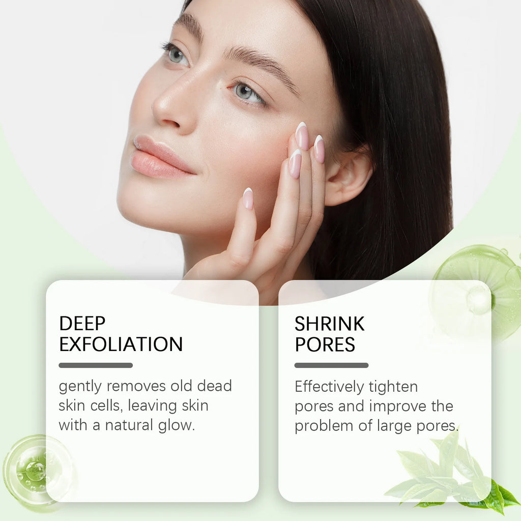 Hoygi Purifying Exfoliating Gel Remove Dead Skin Shrink Pores Oil Control Remove Blackheads Nourishing Face Exfoliating Gel 60g