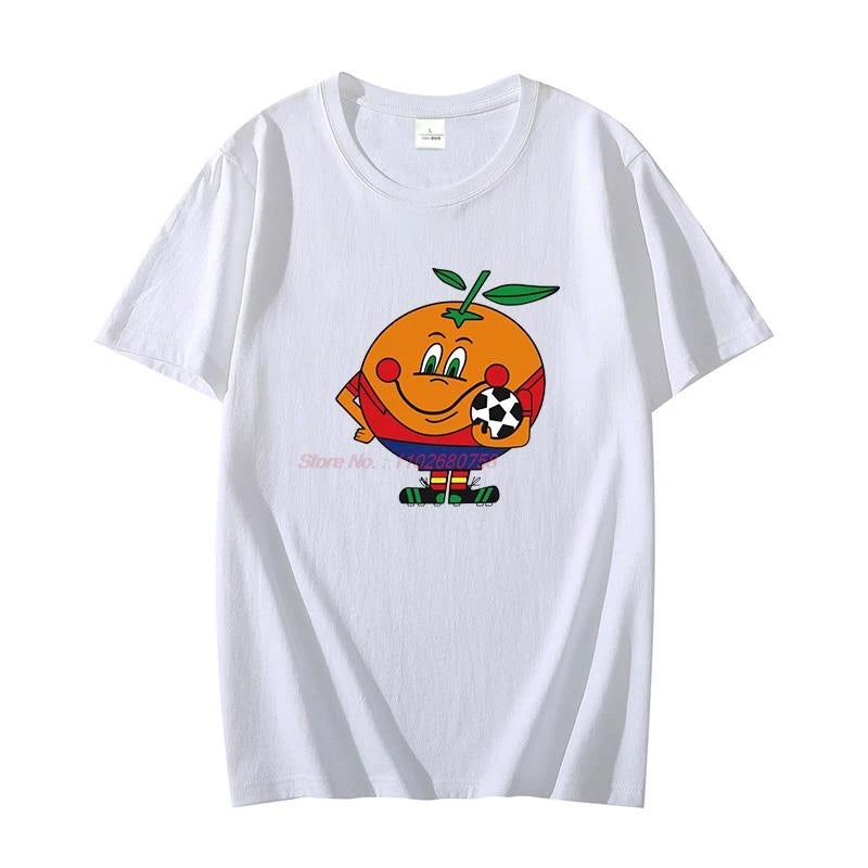 Classic graphic t shirts Spain 82 Cotton Oversized t-shirt short sleeve t-shirts Summer Harajuku O-neck T-shirt Men's clothing