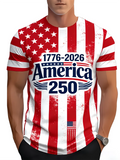 Custom USA Patriotic Inspired T-shirt Men Women God Bless The USA American Flag Print 4th Of July Streetwear Men Clothing