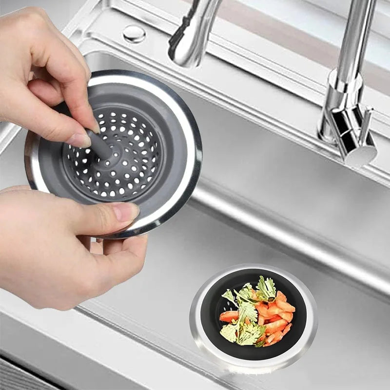 Kitchen Silicone Sink filter Sewer Anti-Clogging food Waste Strainer Hair Catcher Water Stop Stopper for Bathroom Accessories