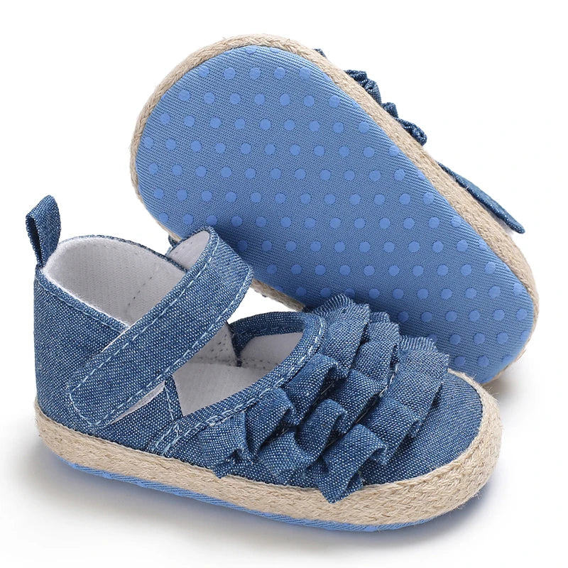 Baby Soft Sole Walking Shoes - Lightweight Cotton Anti-Slip 0-18M