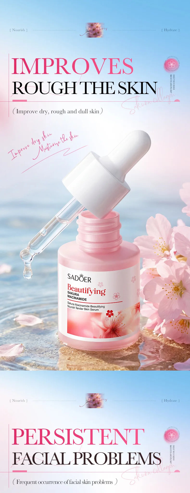Niacinamide Dark Spot Remove Serum Face Freckle Melanin Correcting Moisturizing Brightening Anti Pigmentation Repair Skin Care