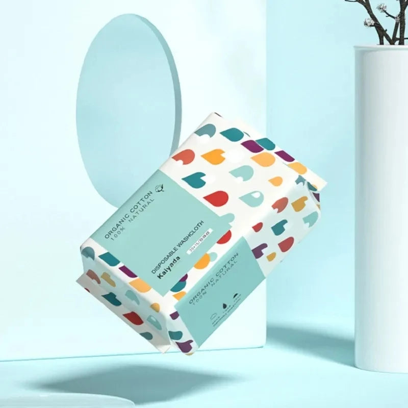 100Pcs Disposable Thick 100% Cotton Face Towel Make Up Soft Removing Wipes Dry Cleanser Towelettes For Skin Care