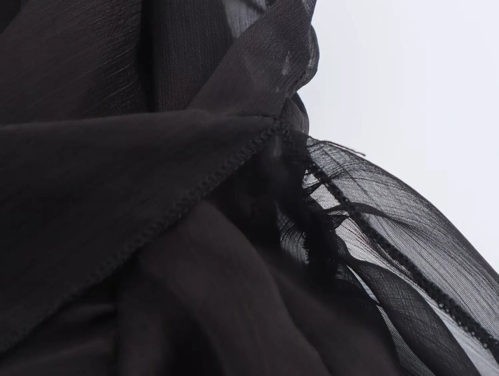 Irregular Ruffles Cake Skirt Pleated Cake Womens Skirt High Waist Faldas Mujer Japan Style Eleganr Skirts Spring Summer 2025