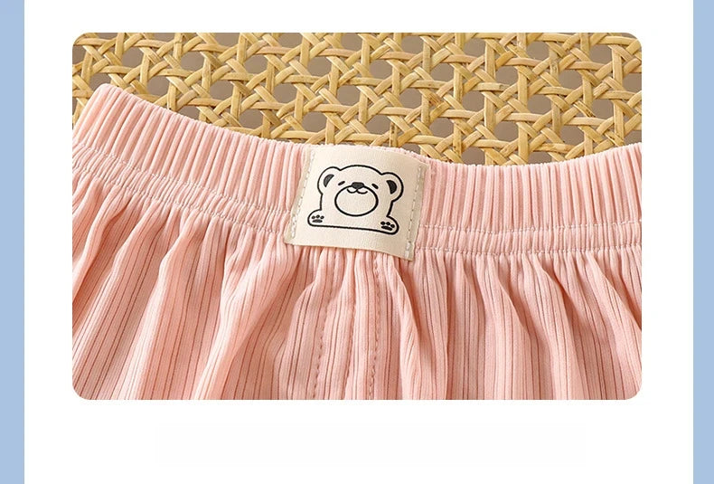 Summer New Kids Pants Anti-Mosquito Thin Breathable Trousers for Boys & Girls Korean Style Casual Beam Foot Child Pants