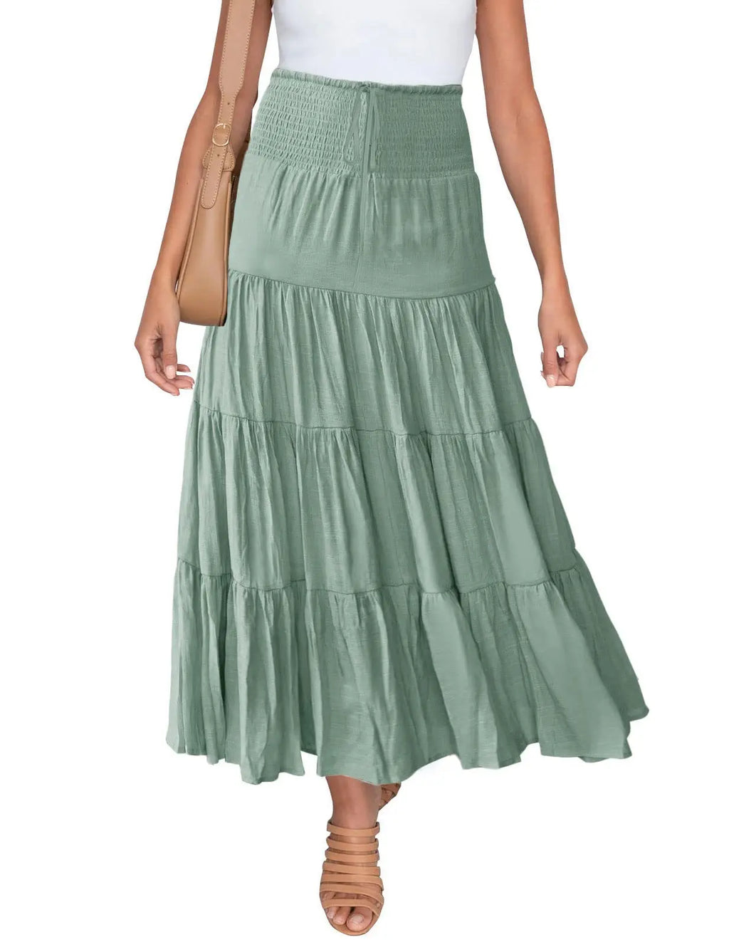 Summer High Waisted Maxi Skirts Women Clothing Fashion Ropa Mujer Faldas Casual Bohemian Long Skirt Saias Harajuku Streetwear