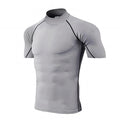 Compression T Shirt Men Quick Dry Short Sleeve Casual Summer T-Shirt Fitness Training Running Shirt Tight Tops Tee Men Rashgard