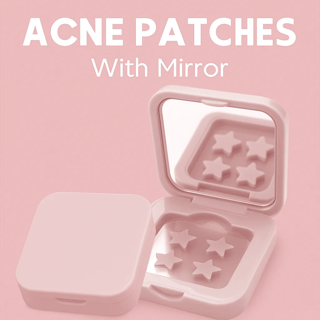 60 Acne Patch, Alcohol and Fragrance Free, Covering Acne and blemishes, Facial and Skin Spot Patch, Luxury Makeup Mirror