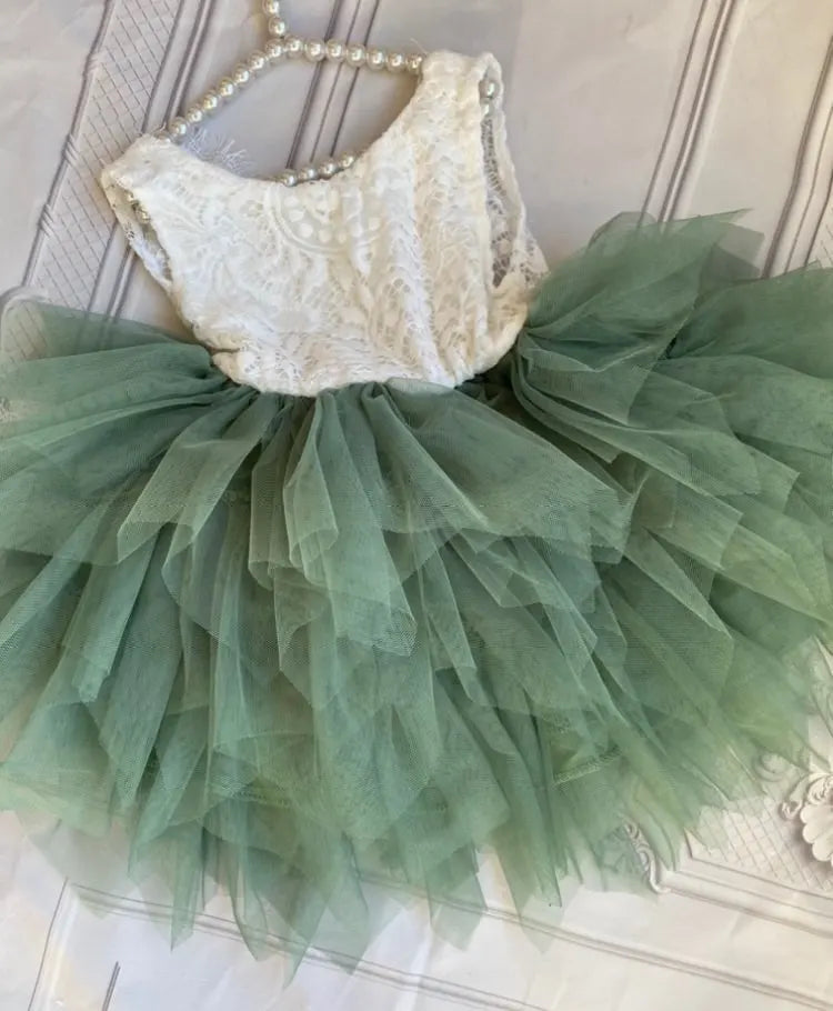 2016 New  Baby Kids Lace Cake Tutu Party Dress Children Princess Dresses Flower Girl Dress Patterns