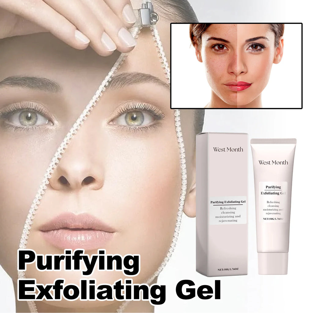 West&Month Exfoliating Peeling Gel - 50g Acne & Blackhead Treatment