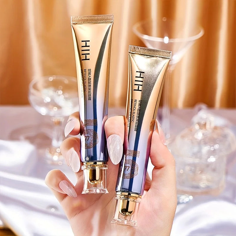 Retinol a Alcohol Firming and Elasticity-Enhancing Eye Cream, Moisturizing and Lightening Dark Circles, Overnight Eye Essence