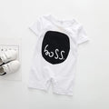 Baby Unisex Romper Jumpsuit - 100% Cotton Short-Sleeve Animal Print