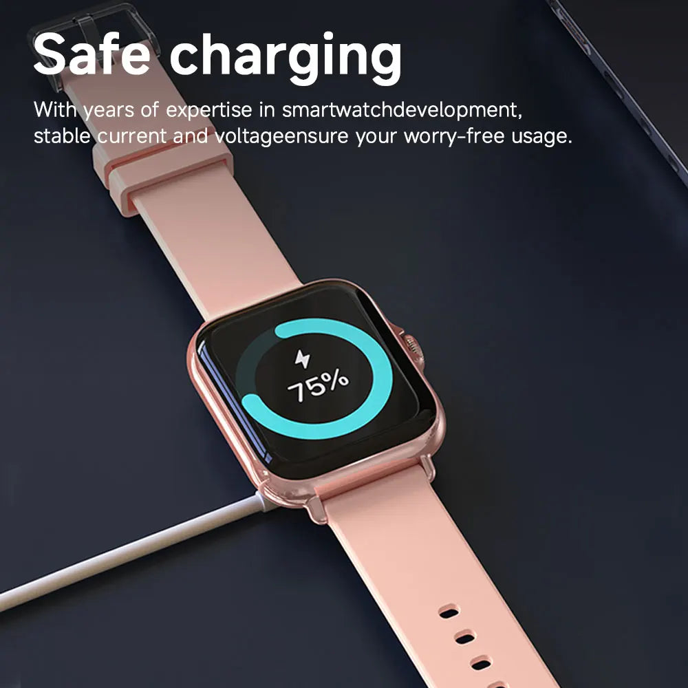 Smart Watch, Wireless Calling Smart Watch, Message Reminder, Sleep Monitoring, Pedometer, Stopwatch, Voice Assistant, Phone Finder, Men's Sports Watch, Women's Sports Watch, Watch Compatible with Android And IOS Phones