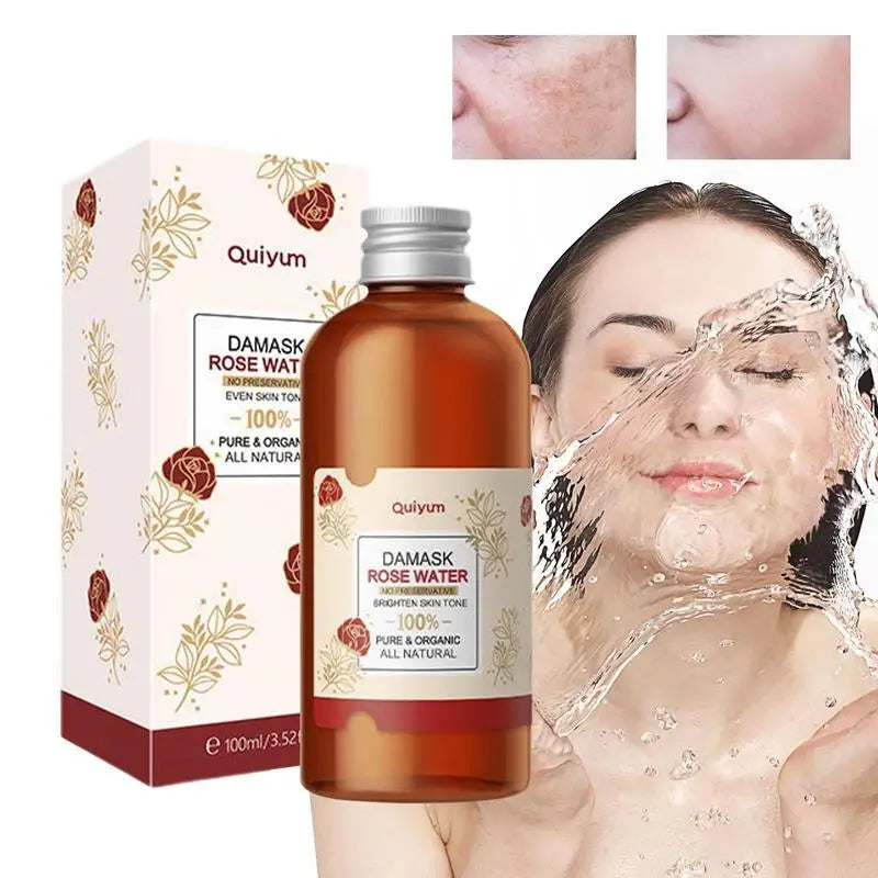 Handaiyan Damask Rose Water Facial Toner - 100ml Natural Hydrosol