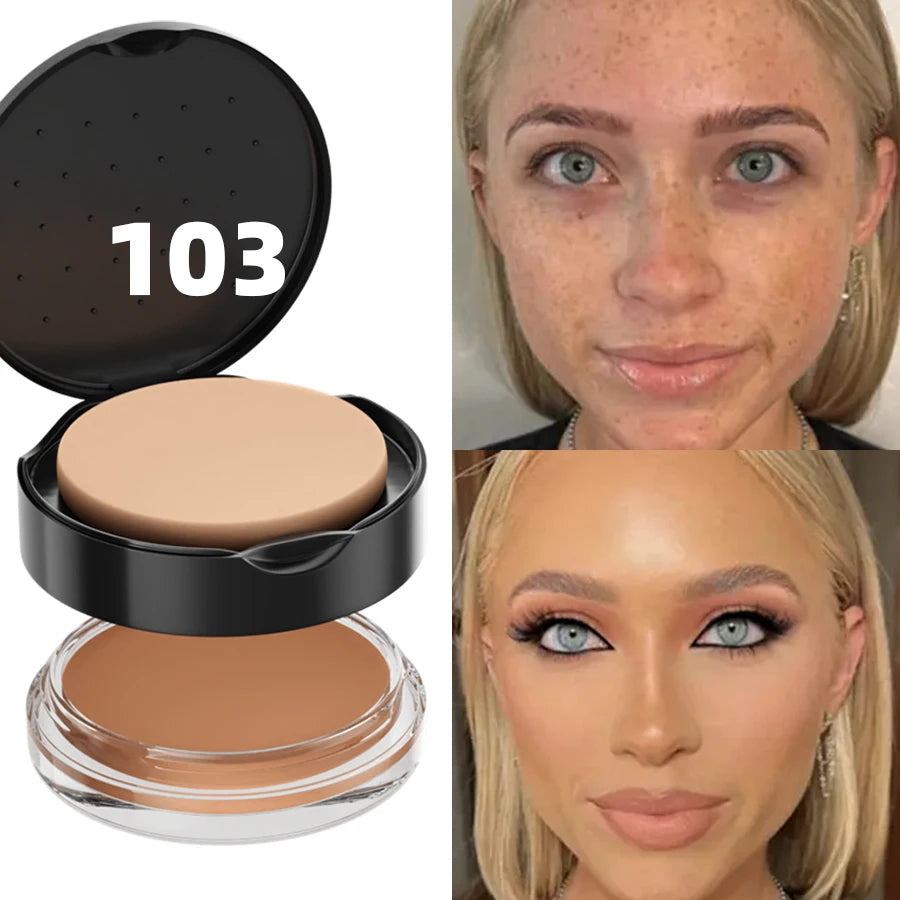 Foundation Concealer Nine Color High Coverage Waterproof Long Lasting Anti Dark Circle Freckle Cover For All Skin Types