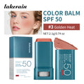 Sunscreen SPF 50 Blush Stick Long-Lasting Waterproof Tinted Blush for Glowing Cheeks Sun Protection & Natural Flush Face Makeup