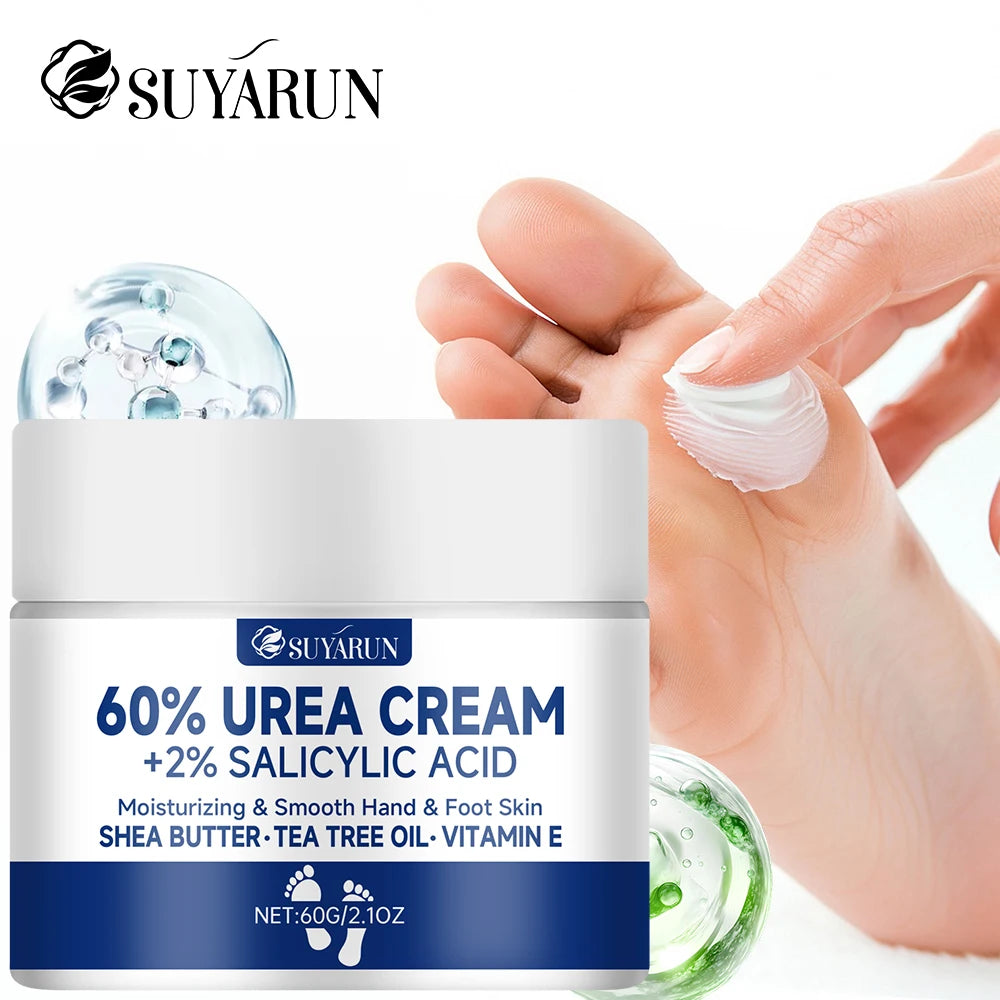 SUYARUN 60% Urea Cream for Cracked Heels and Dry Skin