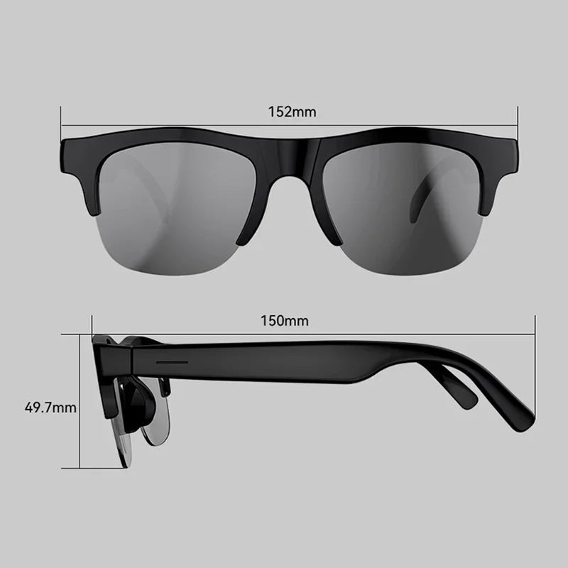 Lenovo AI Smart Glasses 8K Remote Control Touch Photo Camera Recording Translator Voice Assistant Wireless Bluetooth Eyewear