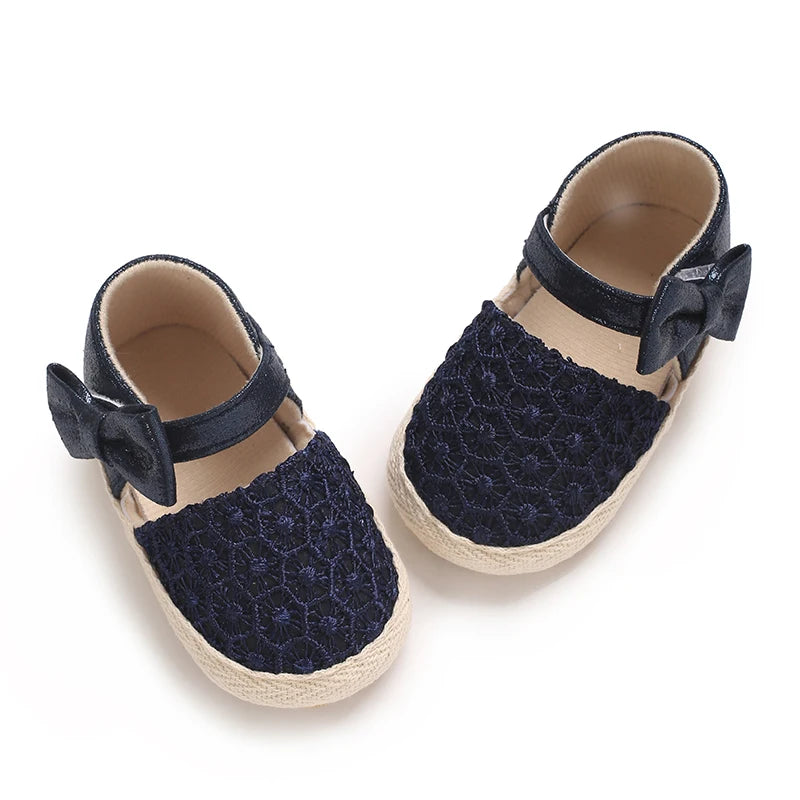 Four Season Blue Main Picture Comfortable and Lightweight Walking Shoes 0-12 Months Soft Sole Anti Slip Crawling Shoes