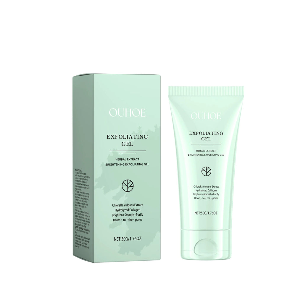 OUHOE Exfoliating Peeling Gel - Deep Cleaning Facial Scrub, 50g