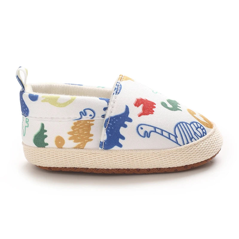 Little Star Baptismal Baby Casual Flat Shoes Spring Autumn Soft Walking Shoes For Infant Toddler 0-18 Months