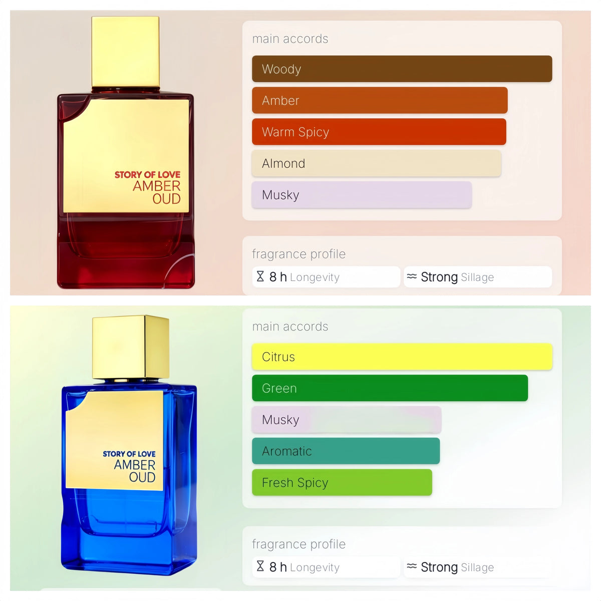Amber Oud Eau de Toilette for Men - Woody Citrus 90ml