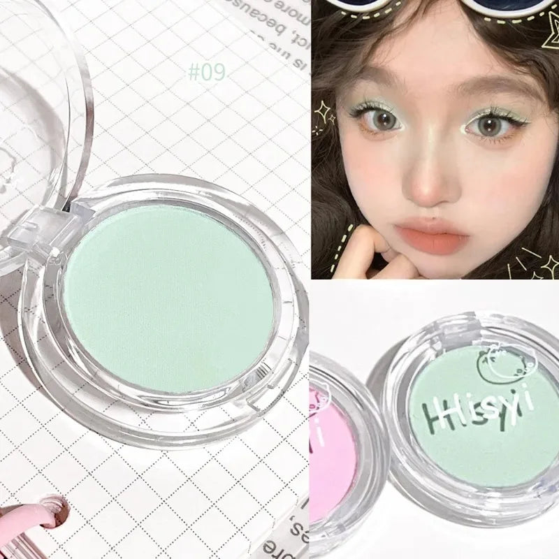 Monochrome Blush Palette Matte Natural Cheek Color Orange Girl Blusher Powder Brightening Facial Contouring Makeup Rouge Powder