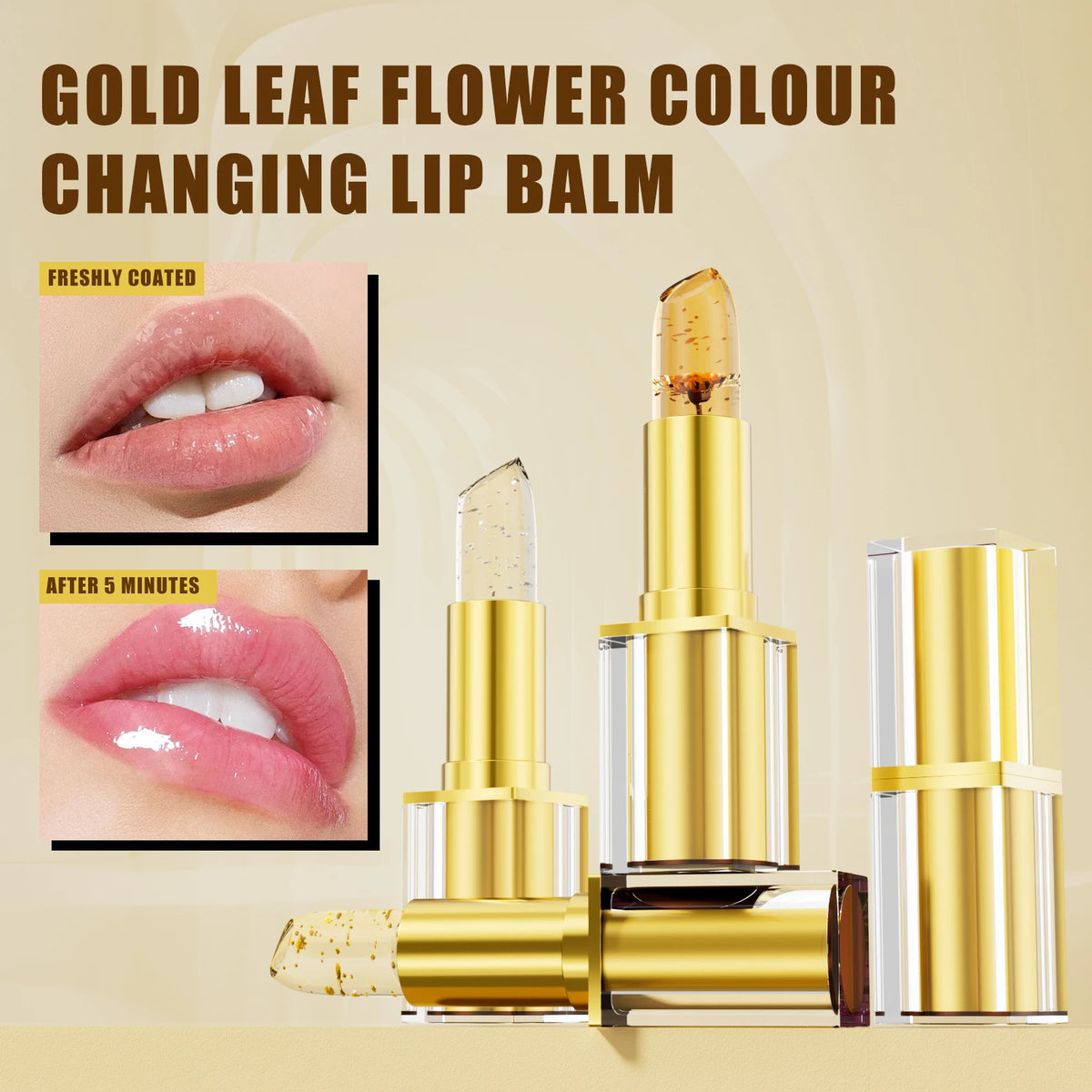 Hello Kiss Temperature Color Changing Flower Jelly Lipstick