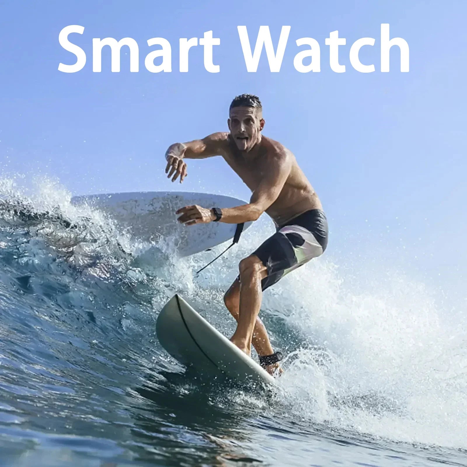 Nuevo Smartwatch 2025 para hombres, teléfono Android iOS, pantalla de 1.73", llamadas Bluetooth, monitoreo de oxígeno en sangre y presión, Smart Watch para mujeres