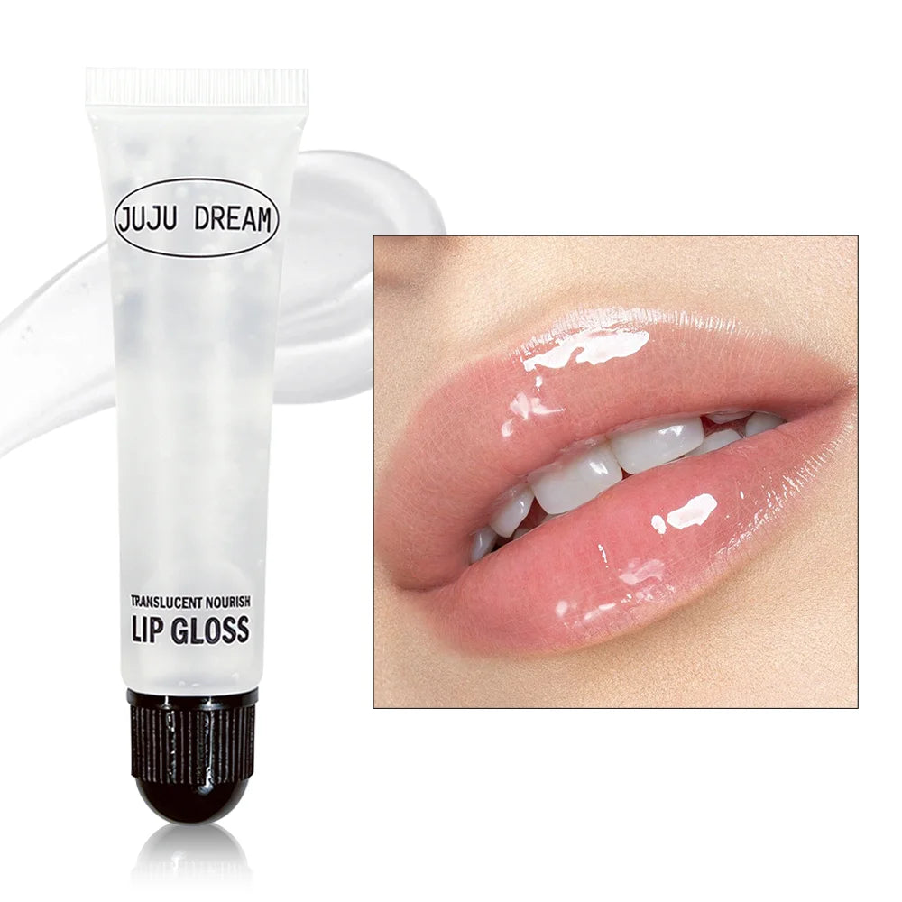 JUJU DREAM Moisturizing Lip Gloss - Transparent Colorless Lip Oil